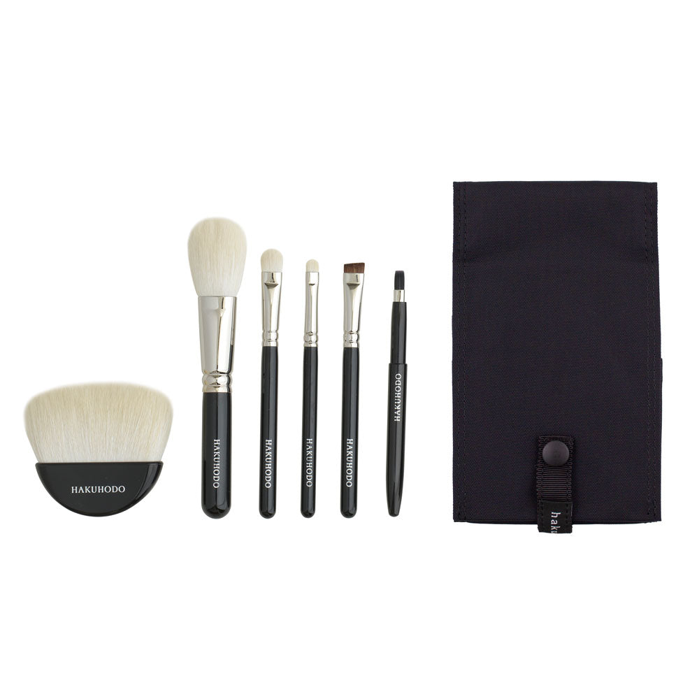 Hakuhodo Basic Selection Brush Set 6 pcs (Fan brush included)