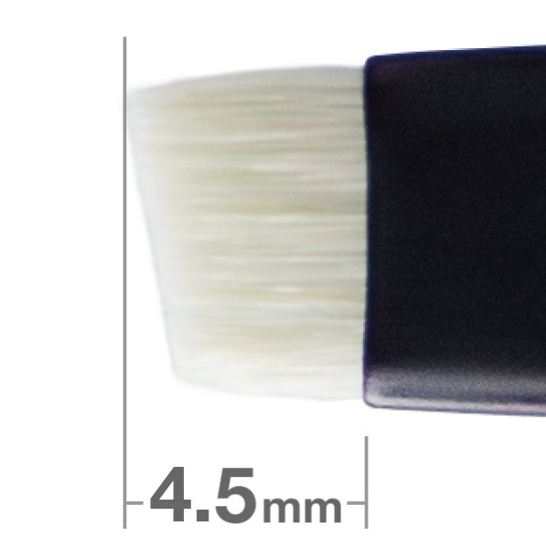 Black-Handle Portable Eyebrow Brush