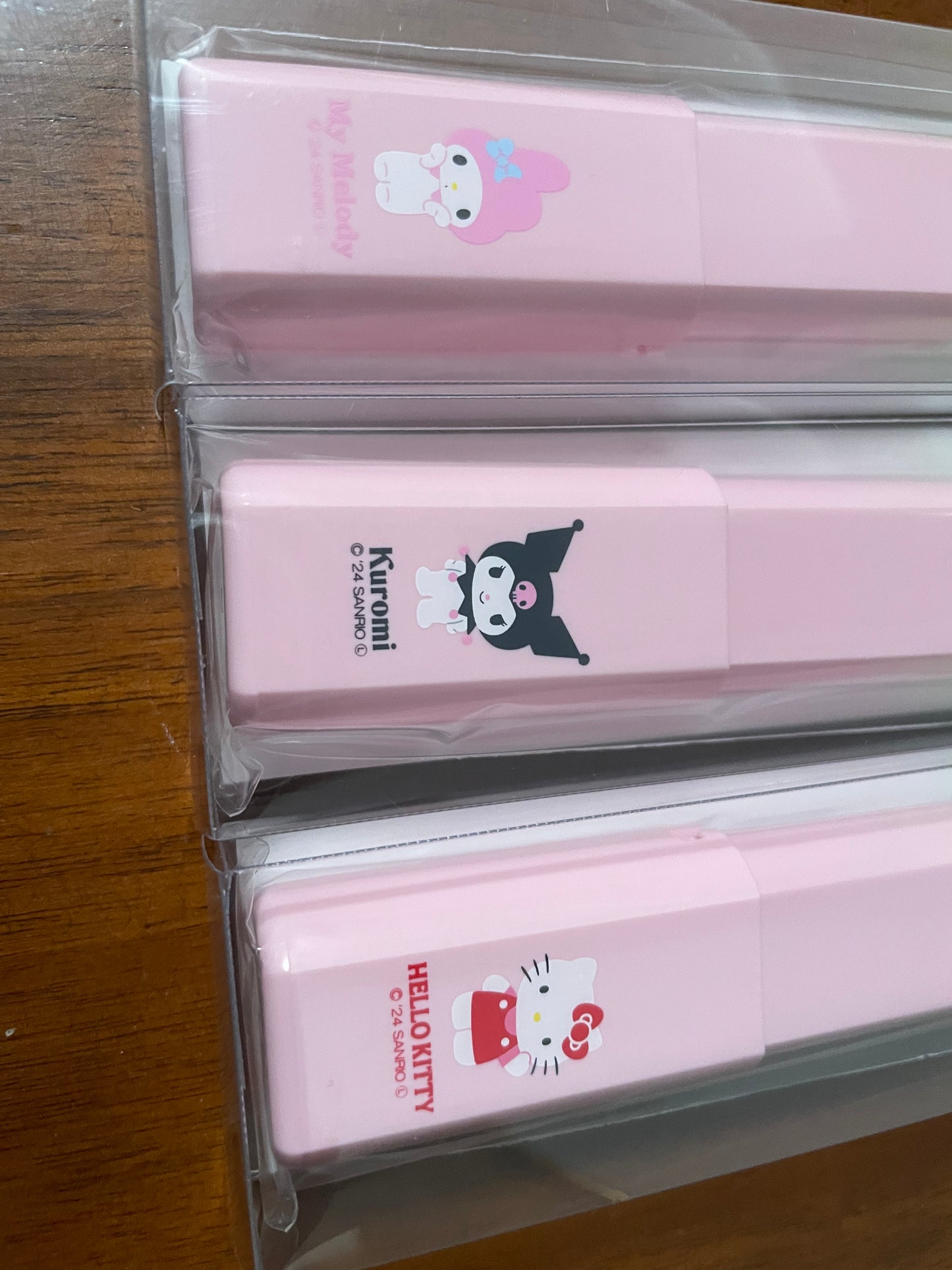 Kihitsu Portable brush (goat) - Hello Kitty, My Melody, Kuromi