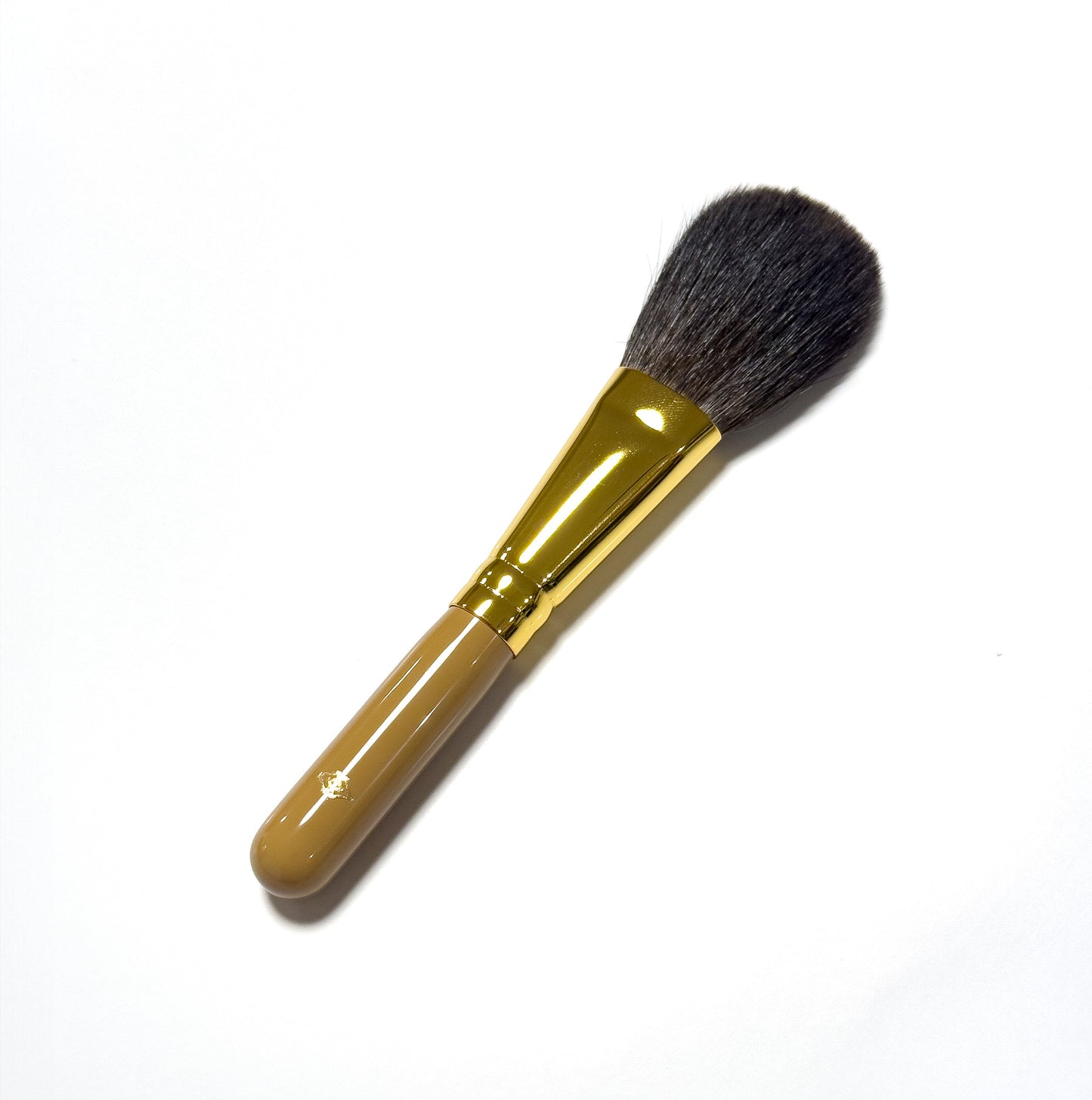 Houkodou WK-3 Wajima Lacquer Makeup Brush – Milk Tea (Gray Squirrel)