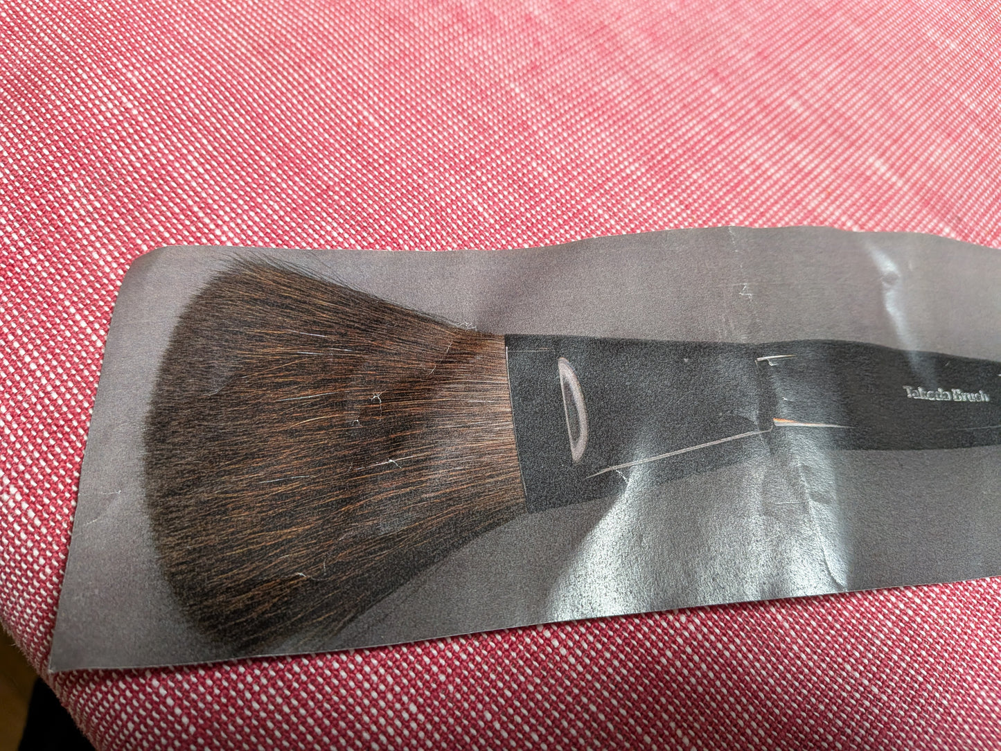 Takeda  26-60 SQU<R>  (Red Squirrel) Black long handle / black ferrule