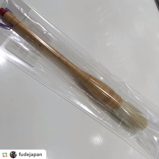 Hakuhodo Yachiyo Purple Tapered Hair: Goat