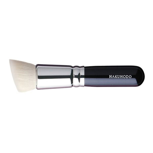 Hakuhodo G5557 Powder & Liquid Foundation Rd & Agld 2mm BkSL (Hair:Goat & Synthetic fiber)