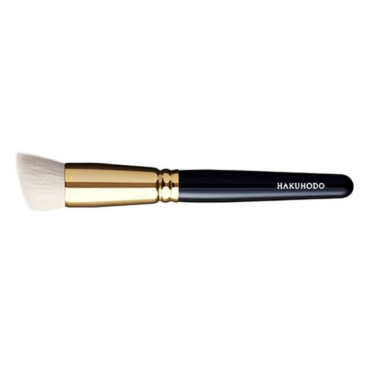 Hakuhodo S5555Bk Powder&amp;Liquid Foundation Brush Rd & Agld 2mm (  Hair: Goat & Synthetic fiber)