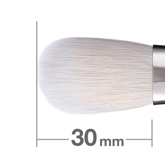 Hakuhodo J545 BkSL Duo Fibre Powder & Liquid Round  Flat ( Hair:Goat/Synthetic fiber)