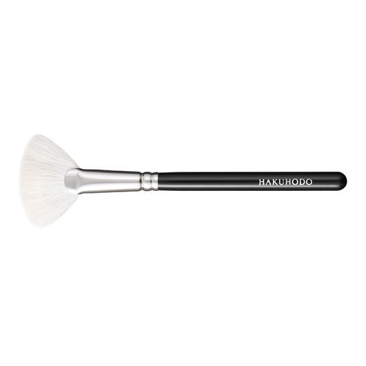 Hakuhodo F6111 BkSL Ougi short and fan shaped (Hair:Goat・Synthetic fiber)