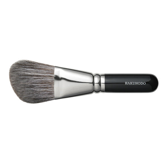 Hakuhodo G100A Finishing Diagonal BkSL (Hair Material: Gray Squirrel & Goat)