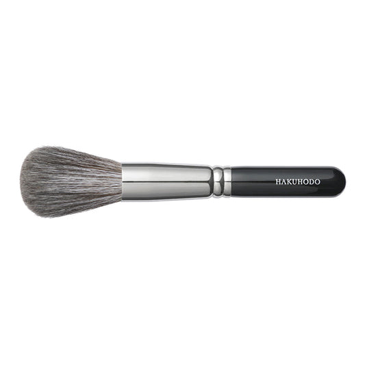 Hakuhodo G104A Powder Round BkSL (Hair Material: Gray Squirrel & Goat)