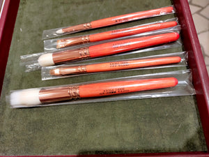 Hakuhodo brushes with PINK handles & bronze ferrules (Limited) (Sep 2022)