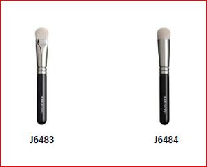 Hakuhodo J6483 eyeshadow brushes, round angled