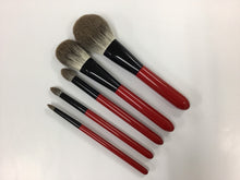 Load image into Gallery viewer, Kihitsu Silver Fox Set with Red Handles
